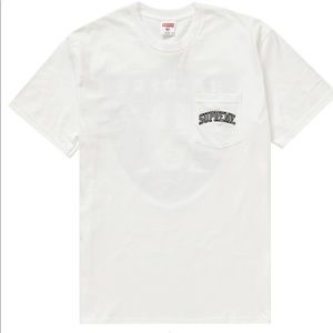 Supreme / raiders pocket t shirt